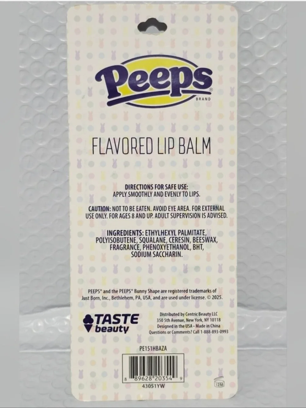 Peeps Assorted Lip Balm 8-Pack